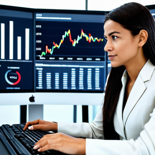 Home 4 A professional female risk manager in a modest business suit, seated at a modern desk in a well-lit, organized control room. She is confidently interacting with a sleek digital dashboard displaying complex data, charts, and real-time compliance reports for hazardous material management. The background subtly shows a sophisticated, clean industrial facility. The image portrays efficiency, control, and digital transformation. safe for work, appropriate content, fully clothed, professional dress, perfect anatomy, correct proportions, natural pose, well-formed hands, proper finger count, natural body proportions, high-quality professional photography.