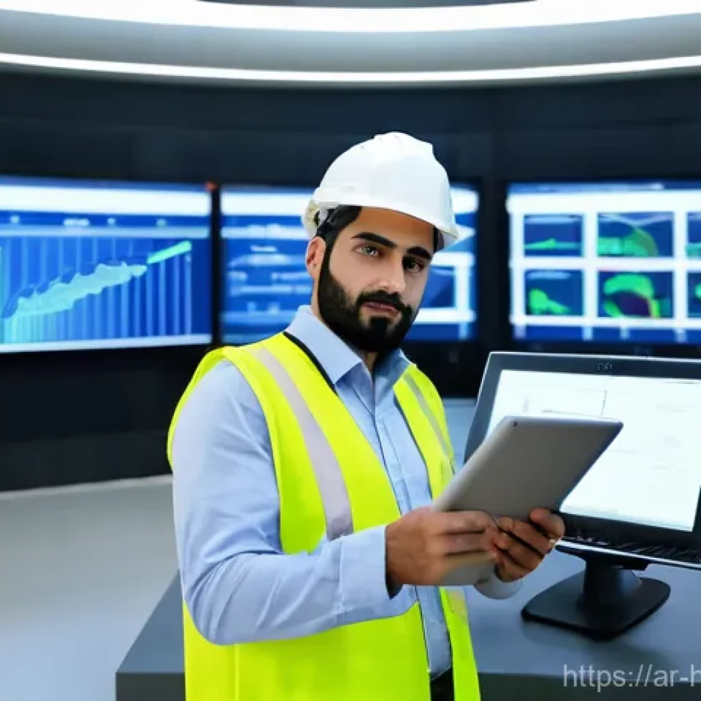 위험물관리사 경력 개발 성공 사례 - **Prompt: The Visionary Safety Engineer**
    A highly detailed, professional, and inspiring image o...