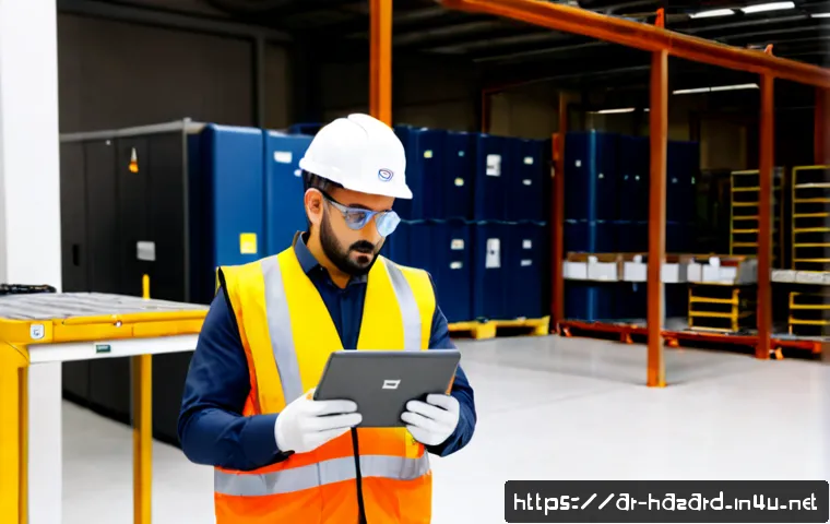 위험물관리사와 관련된 최신 기술 트렌드 - Photorealistic hazardous materials safety manager in a modern Gulf-region industrial facility, Arab ...